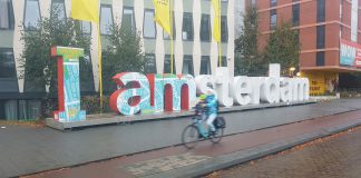 I amsterdam-letters 12 december naar Westerpark