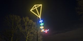 Light Kite bij de Sloterplas is aan