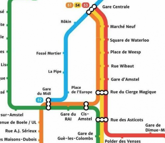 ‘Bois & Lombre’ leidt tot hilarische metrokaart