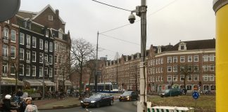 Politie waakt met camera op Hugo de Grootplein