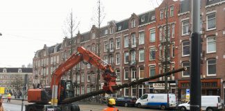 Bomen gekapt in Frederik Hendrikstraat