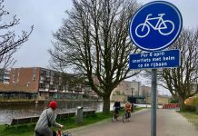 Ruimte op het fietspad, inschikken op de rijbaan