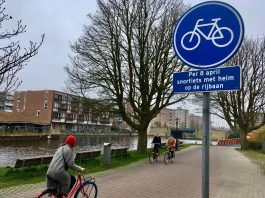 Ruimte op het fietspad, inschikken op de rijbaan
