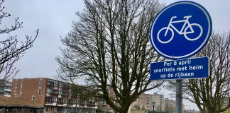 Ruimte op het fietspad, inschikken op de rijbaan