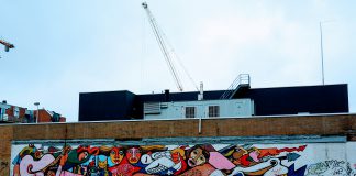 Chileense muurschildering Osdorpplein blijft te zien