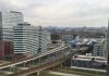 Opknapbeurt station Sloterdijk met woningen boven spoor