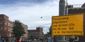 Postjesweg op de schop, wekenlange afsluiting