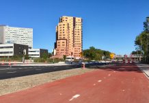 Zee van ruimte voor fietsers Haarlemmerweg