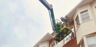 Kasten voor gierzwaluwen in De Baarsjes