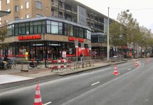 Aanleg oversteekplaats bij Dirk van den Broek