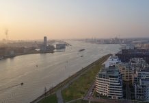 Visie: verbinding over het IJ via Stenen Hoofd of Haparandadam