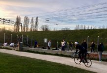 Fitness-toestellen dicht, alleen nog marktkramen met eten