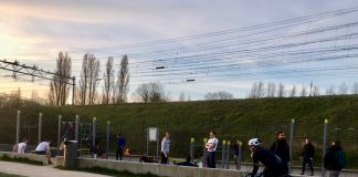 Fitness-toestellen dicht, alleen nog marktkramen met eten