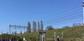 Het is nog steeds druk bij fitnesstoestellen in het Westerpark