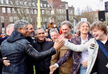 Rijkaard en Gullit terug op ‘geweldig’ Balboaplein Terug op het Balboaplein. (Foto Richard Mooyman)