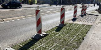 ‘Groen’ parkeervak op de Overtoom