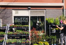 Hier vind je véél groen en een baguette van 1,5 meter