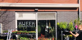 Hier vind je véél groen en een baguette van 1,5 meter