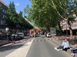 Zolderbrand op Jan van Galenstraat