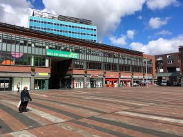 Bomen en zitgelegenheid op Bos en Lommerplein