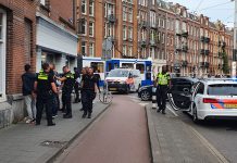 Schietpartij Admiralengracht en arrestatie Admiraal de Ruijterweg