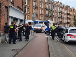 Schietpartij Admiralengracht en arrestatie Admiraal de Ruijterweg