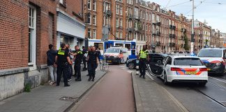 Schietpartij Admiralengracht en arrestatie Admiraal de Ruijterweg