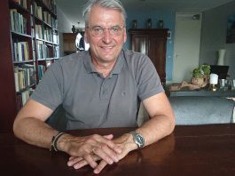 Bas van der Graaf, voormalig predikant Jeruzalemkerk: ‘Grasveldje Admiralengracht is onze tuin’