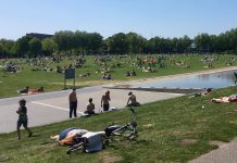 Spartelvijver Westerpark blijft voorlopig leeg