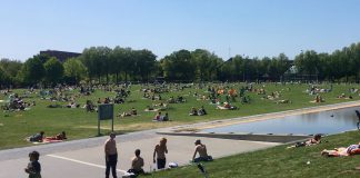 Spartelvijver Westerpark blijft voorlopig leeg