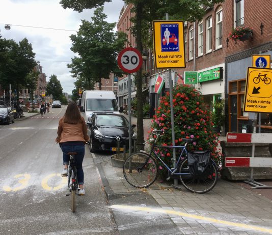 Fietsers op de rijbaan: dat is heel erg wennen