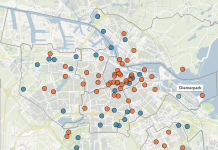 Weinig rust in West volgens kaart met drukke en rustige plekken