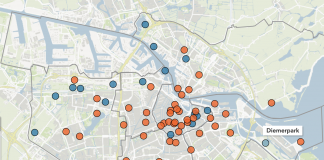 Weinig rust in West volgens kaart met drukke en rustige plekken