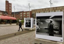 Expositie foto’s zwarte Europeanen op Mercatorplein