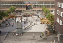 Paviljoen, meer groen en zitjes na opknapbeurt Bos en Lommerplein