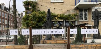 Psychedelische bloemkool bij Mana Mana in Westerpark