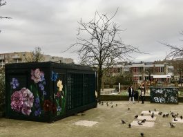 Duurzame kiosk als groen hart van de Kinkerbuurt