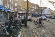 Parkeerplekken en ventweg Bos en Lommerweg verdwijnen