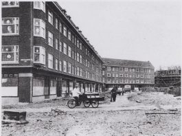 Nieuwbouw Bos en Lommerweg 90 jaar geleden