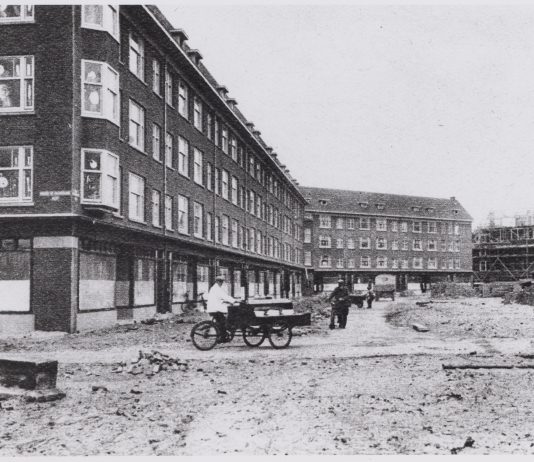 Nieuwbouw Bos en Lommerweg 90 jaar geleden