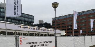 Snelle blaastest corona op Sloterdijk
