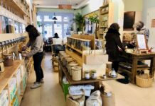 Vegan shopping in West