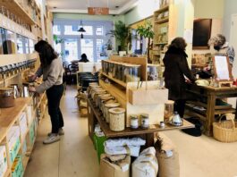 Vegan shopping in West