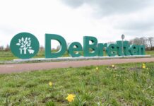 Grote letters moeten groengebied zichtbaarder maken