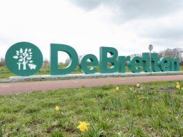 Grote letters moeten groengebied zichtbaarder maken