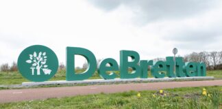 Grote letters moeten groengebied zichtbaarder maken