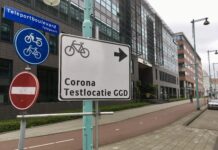 Aantal coronabesmettingen in West licht omlaag