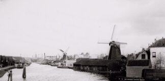 Molen De Otter en molen De Eenhoorn toen