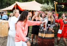 Champagnefestijn in Rembrandtpark