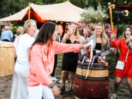 Champagnefestijn in Rembrandtpark